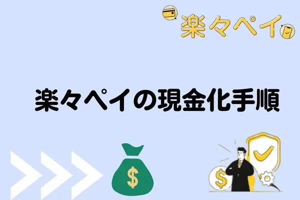 楽々ペイで現金化できるまでの流れ・利用手順